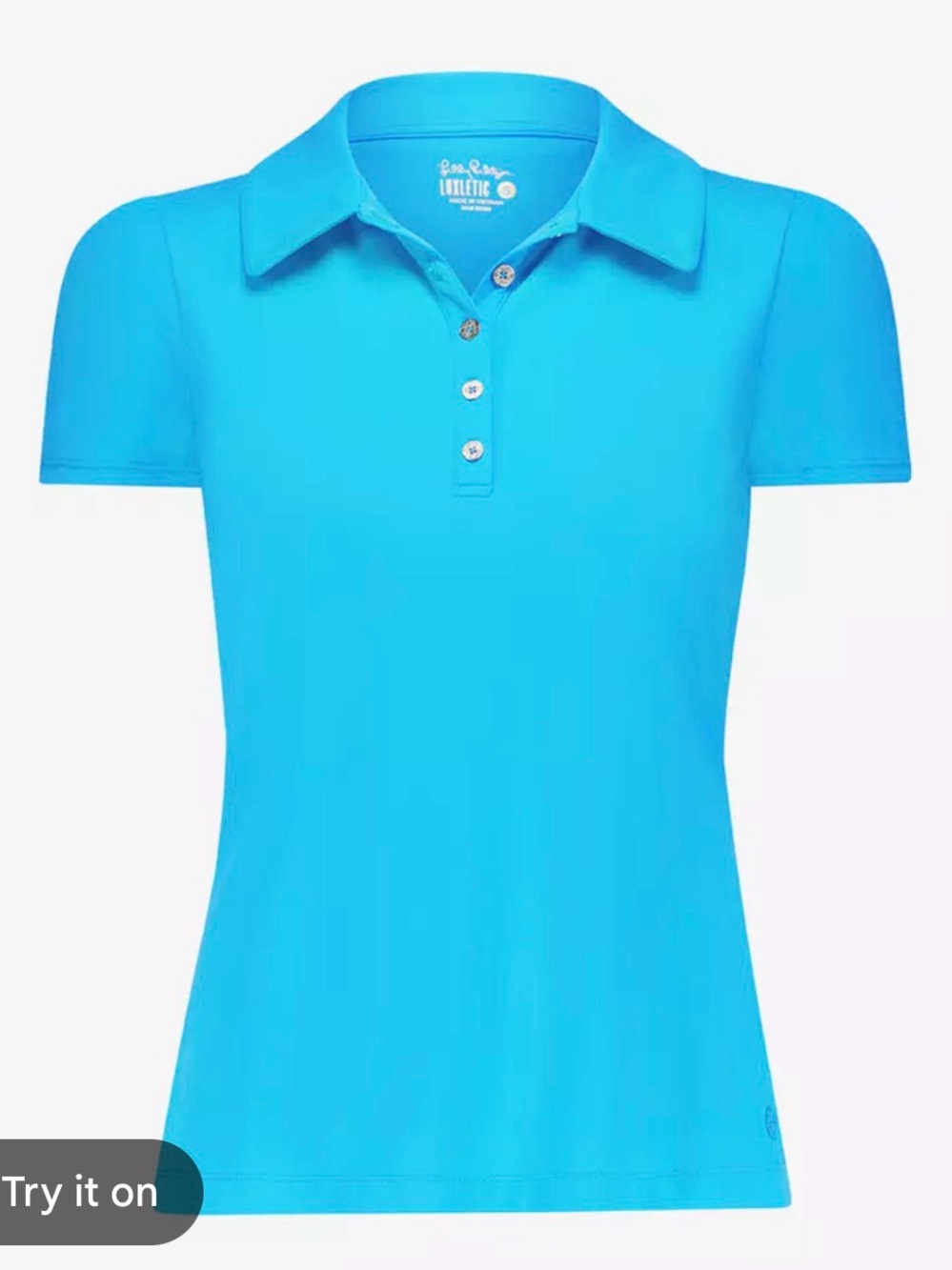 Lilly Pulitzer Frida Puff Sleeve Women's Short Sleeve Golf Polo Shirt